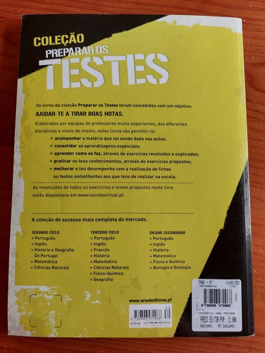 Livro de testes de matemática 5 ano