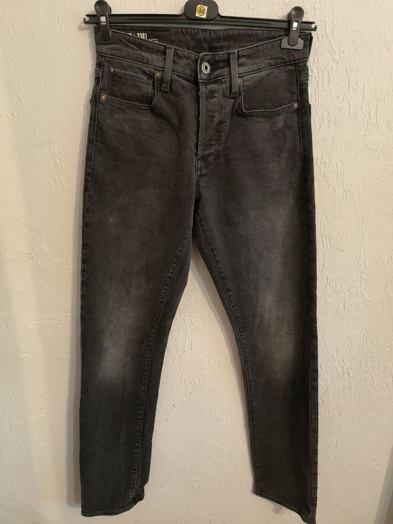 Nowe męskie jeansy G-Star Raw Straight Tapered W28 L34