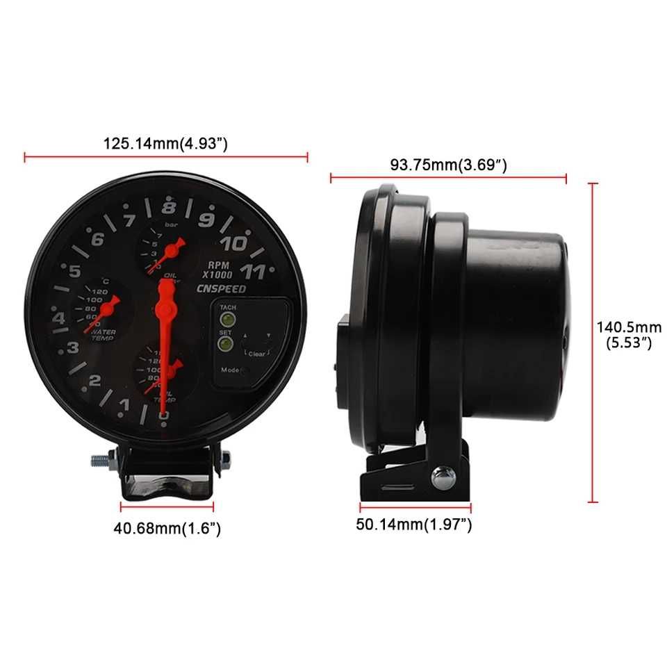 Manómetro RPM conta rotações