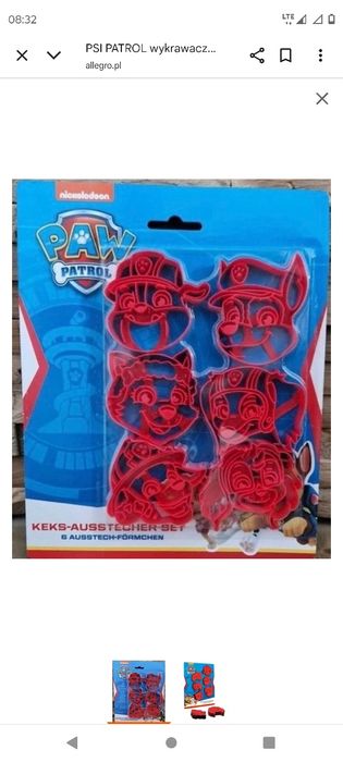 PSI PATROL wykrawacze do ciasteczek