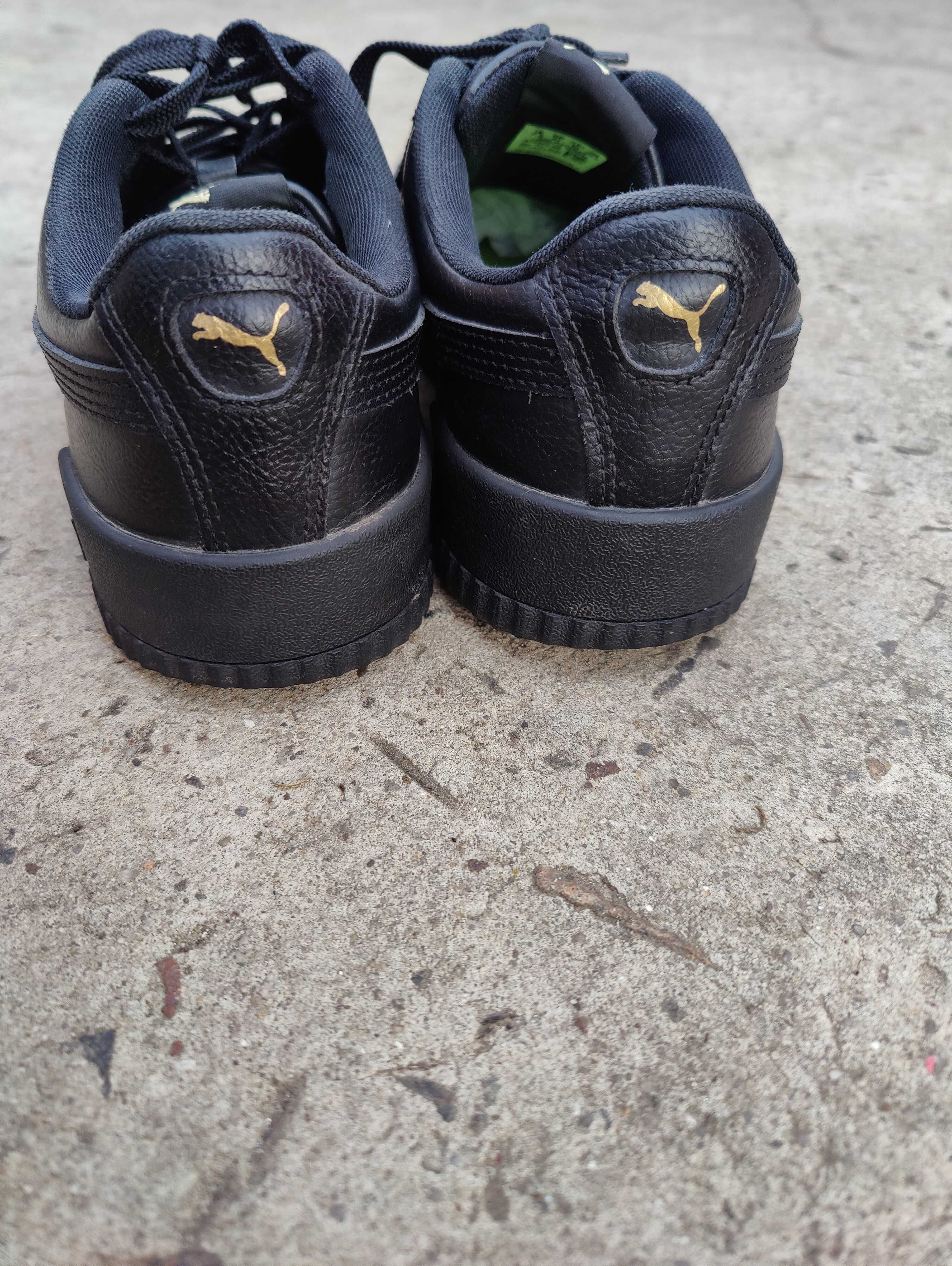 Кросівки кроссовки puma black чорні кеди оригінал шкіра кожа