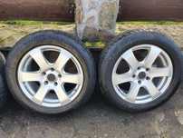 OPEL VECTRA C INSIGNIA felgi aluminiowe 7.5Jx17H2 ET45 OPONY 225/55 R17 ROK PRO.2016