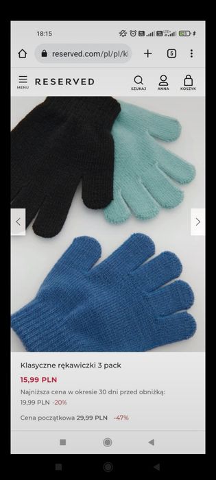 Rękawiczki chłopiece