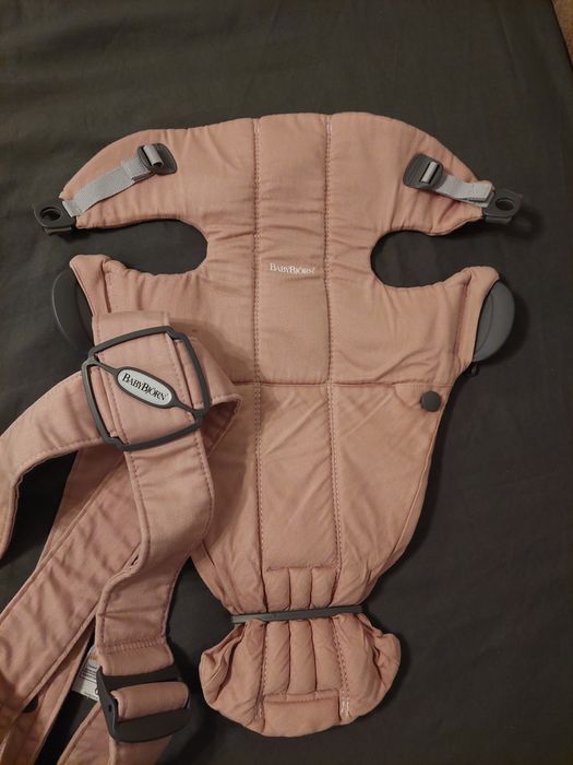 Рюкзак-кенгуру BabyBjorn Mini Woven Dusty pink
