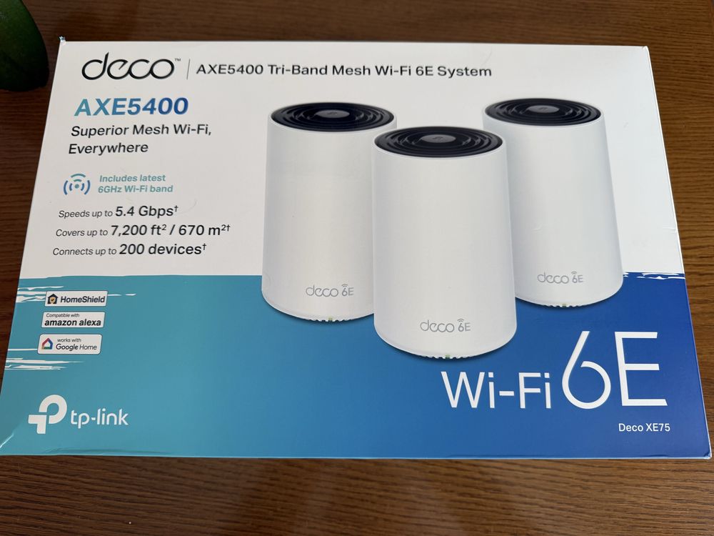 TP-Link Deco XE75  Mesh WiFi 6E 3 szt