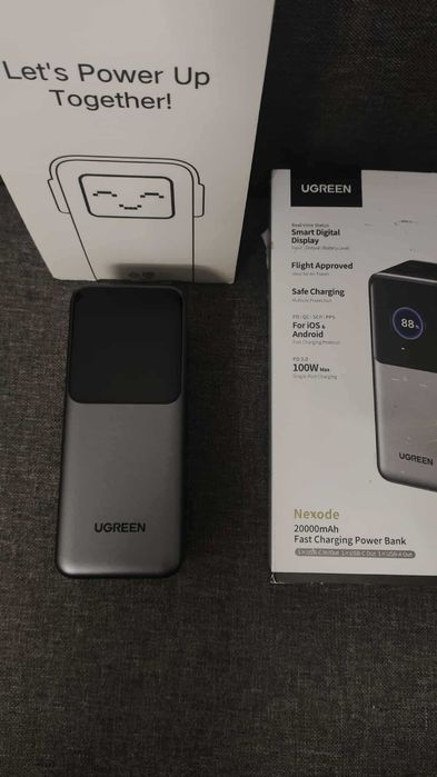 Powerbank UGREEN Nexode PB721, 20000 mAh 130 W – uszkodzony ekran