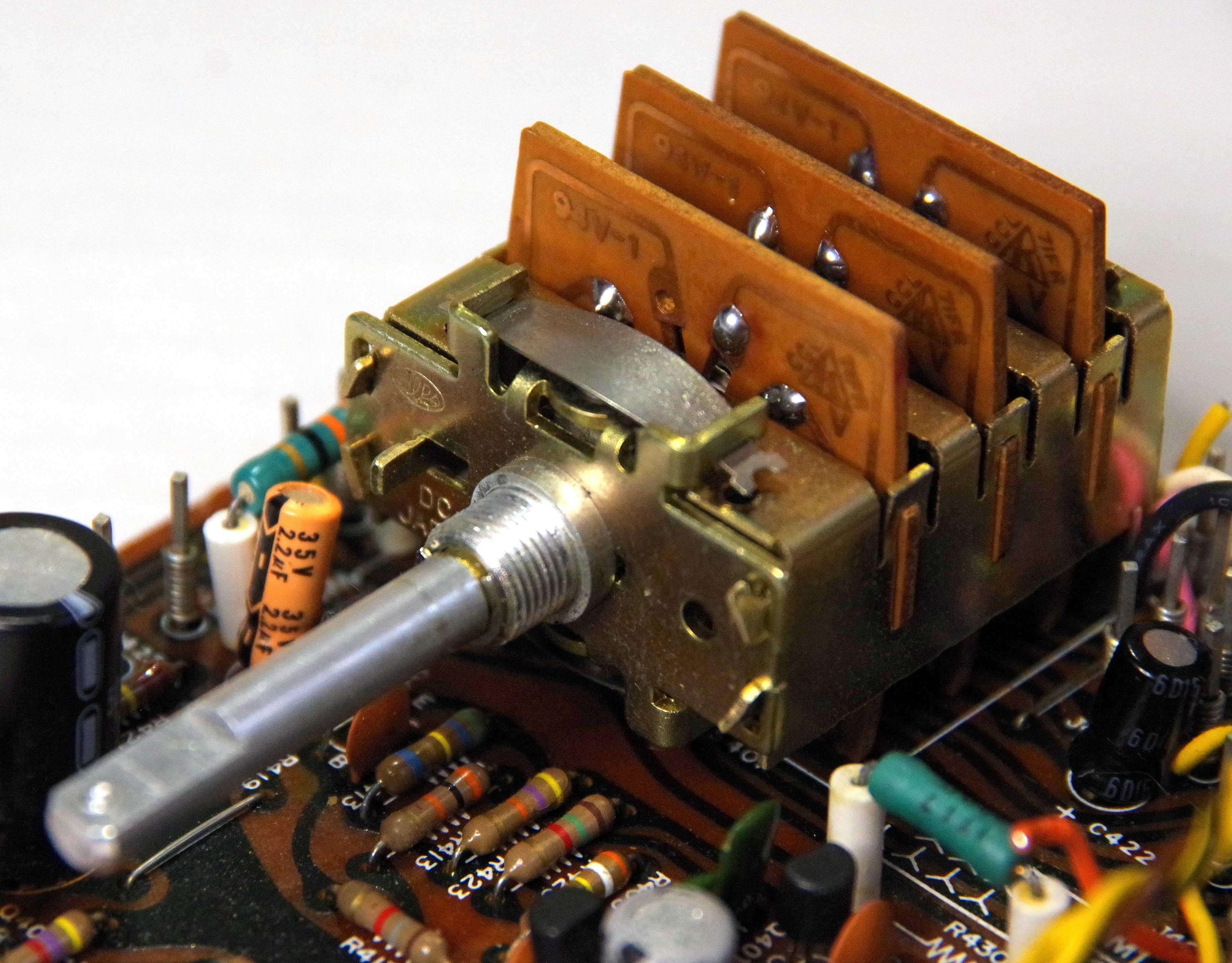 Marantz 2252 - Selektor wejść audio, PCB