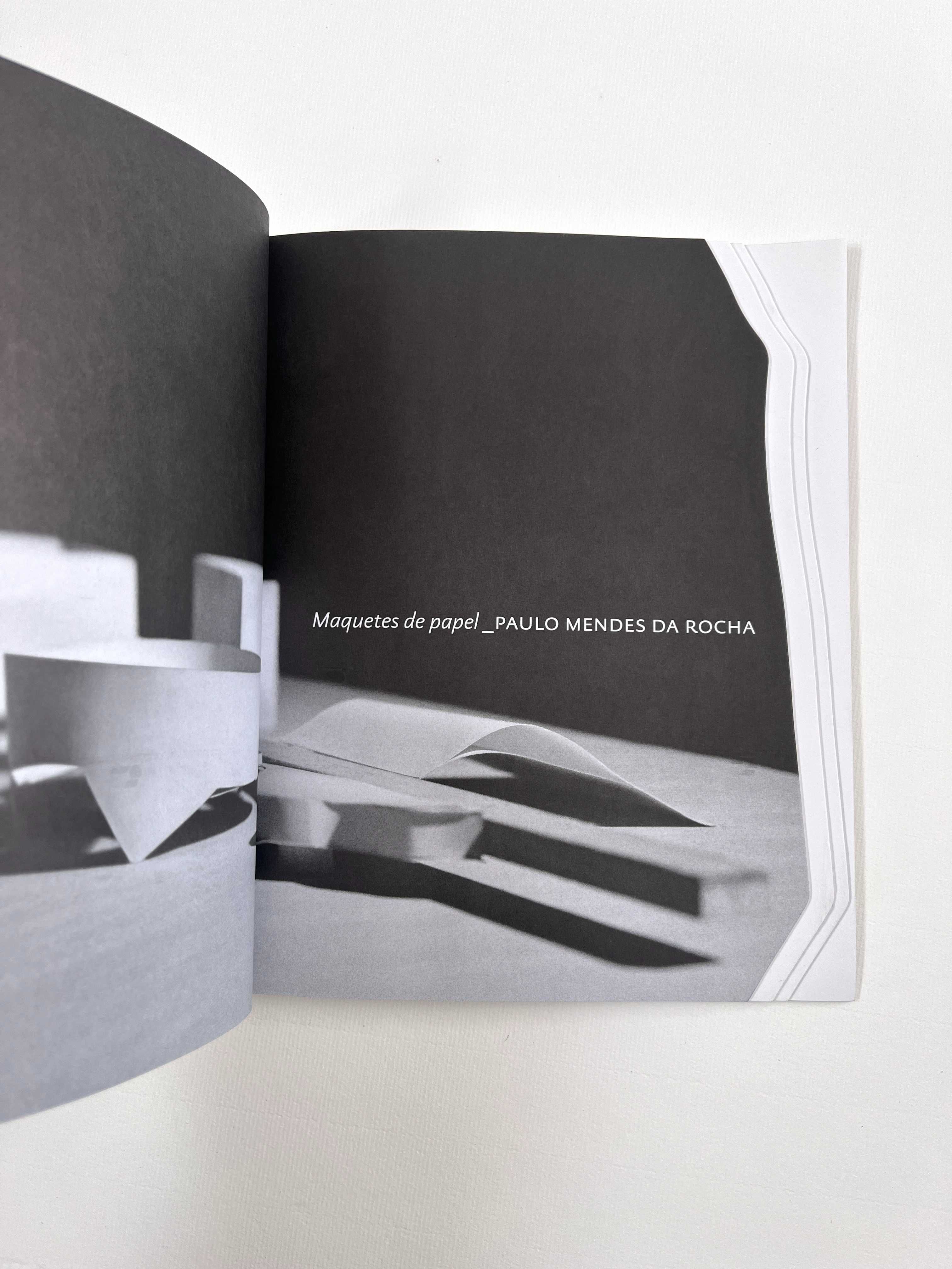Paulo Mendes da Rocha Maquetes de papel 2007 (como novo)