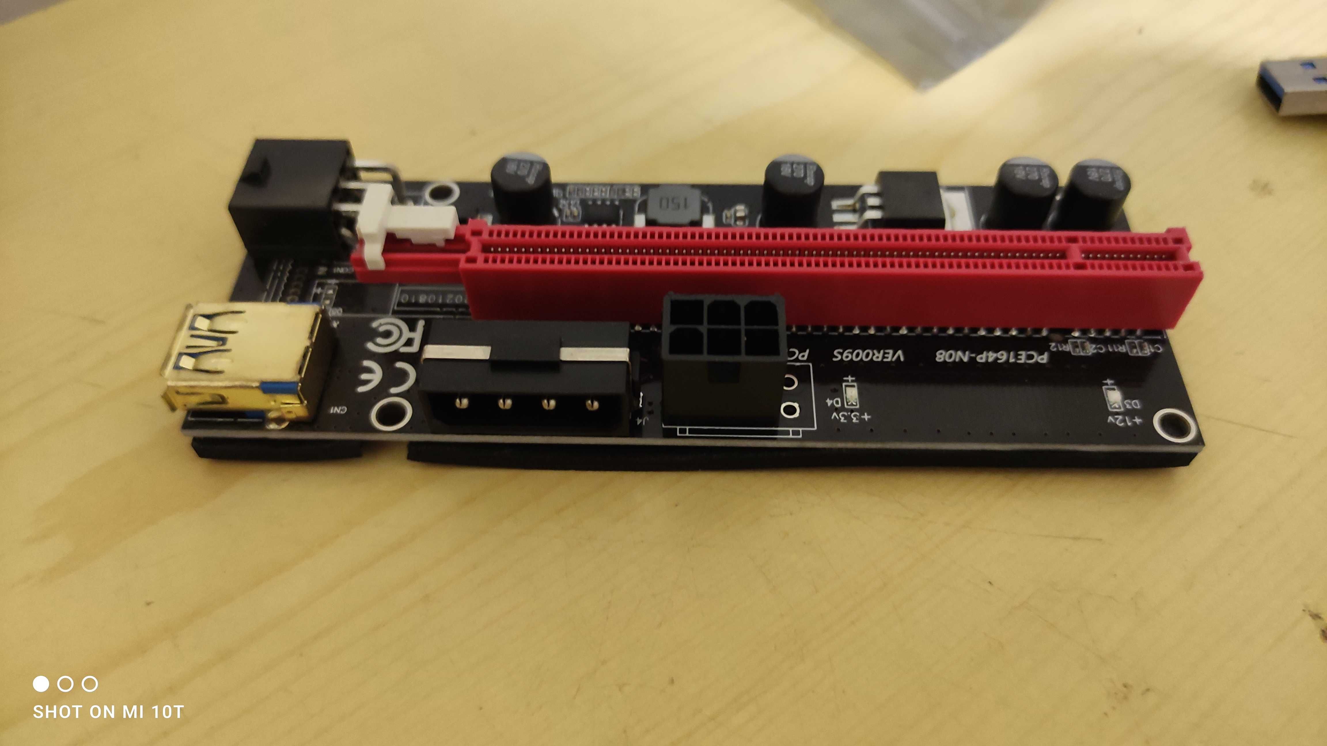 8 x Riser 009S GOLD  USB 3.0 PCI-E Najnowszy model