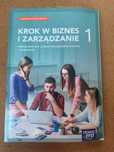 krok w biznes i zarządzanie podręcznik i karty pracy klasa 2 część 1