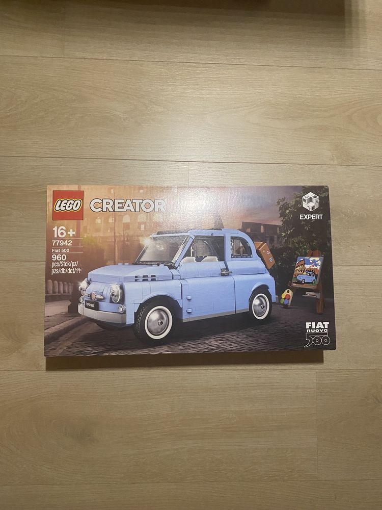 Nowe Lego 77942 - niebieski fiat 500 {Light Blue Edition}