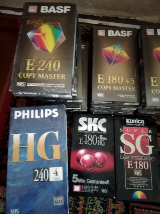видеокассеты Е240, Е180