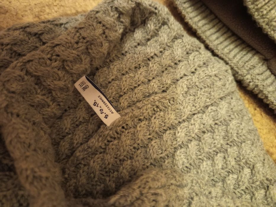 Sprzedam komplet dziewczęcy zimowy czapka komin