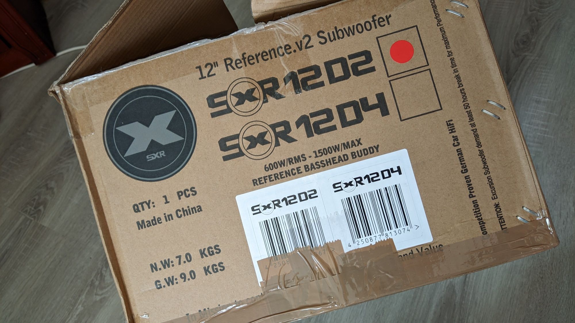 Subwoofer Excursion SXR.v2 12D2 – 600W RMS – 2x2Ohm