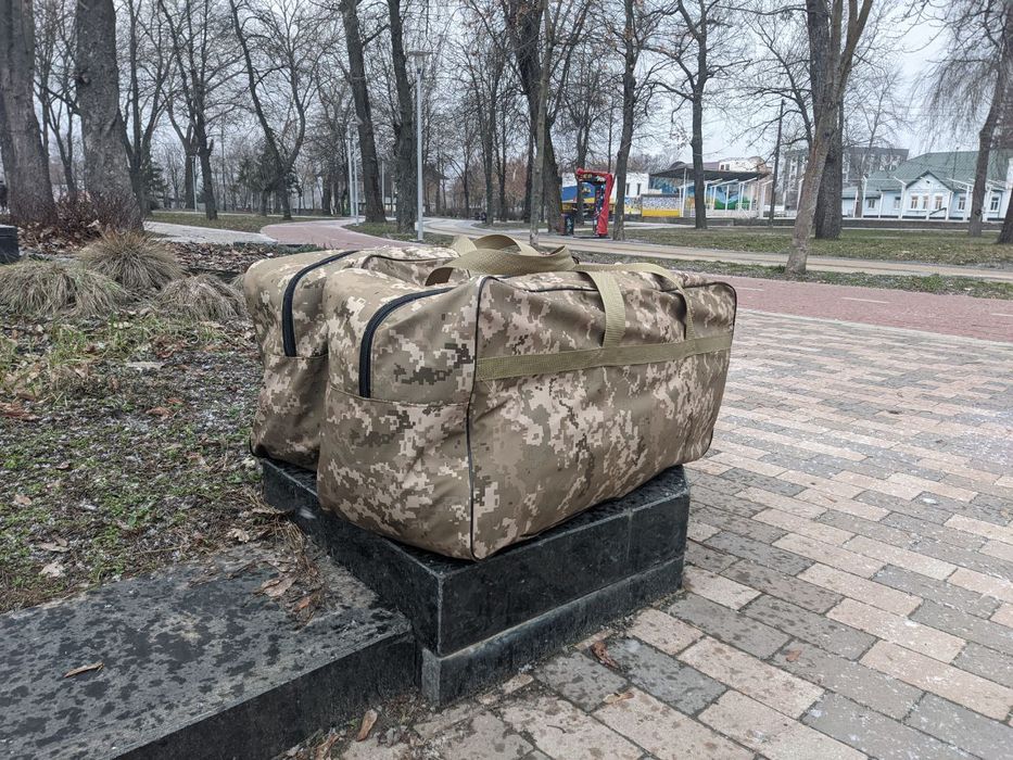 Сумка баул военная камуфляж 50 л, 100л