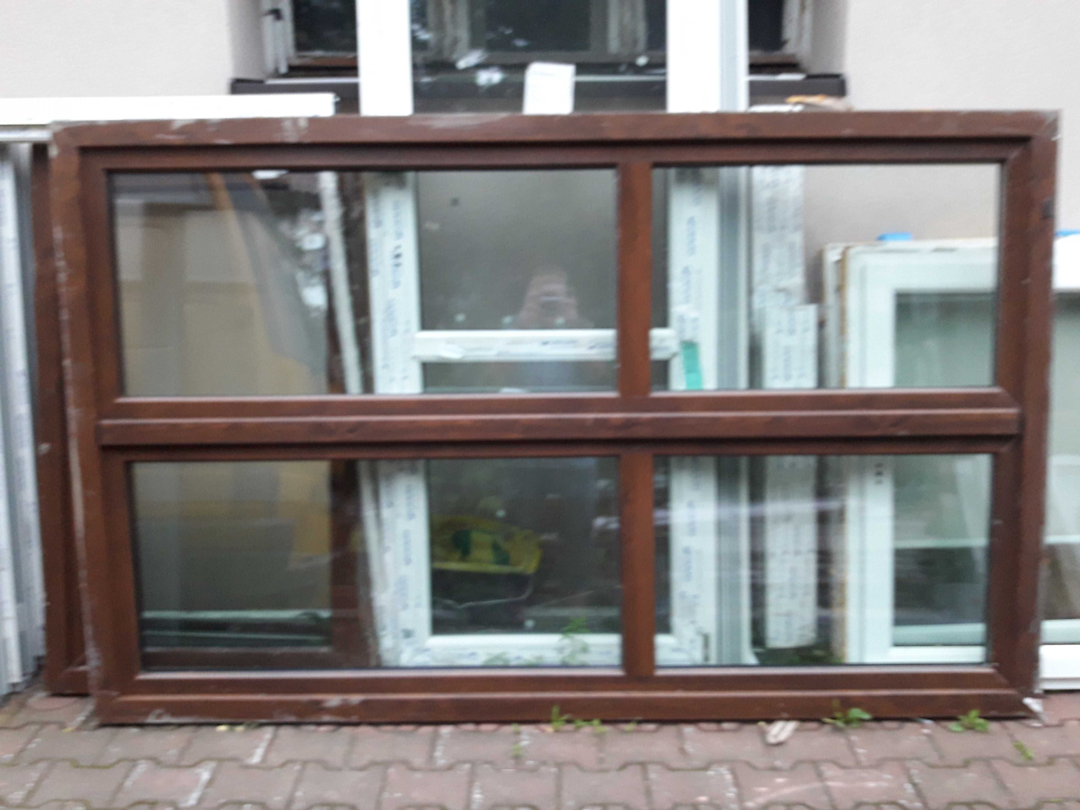 Drzwi  Balkonowe 1465 x 2345 r+ru z ruchomym słupkiem.