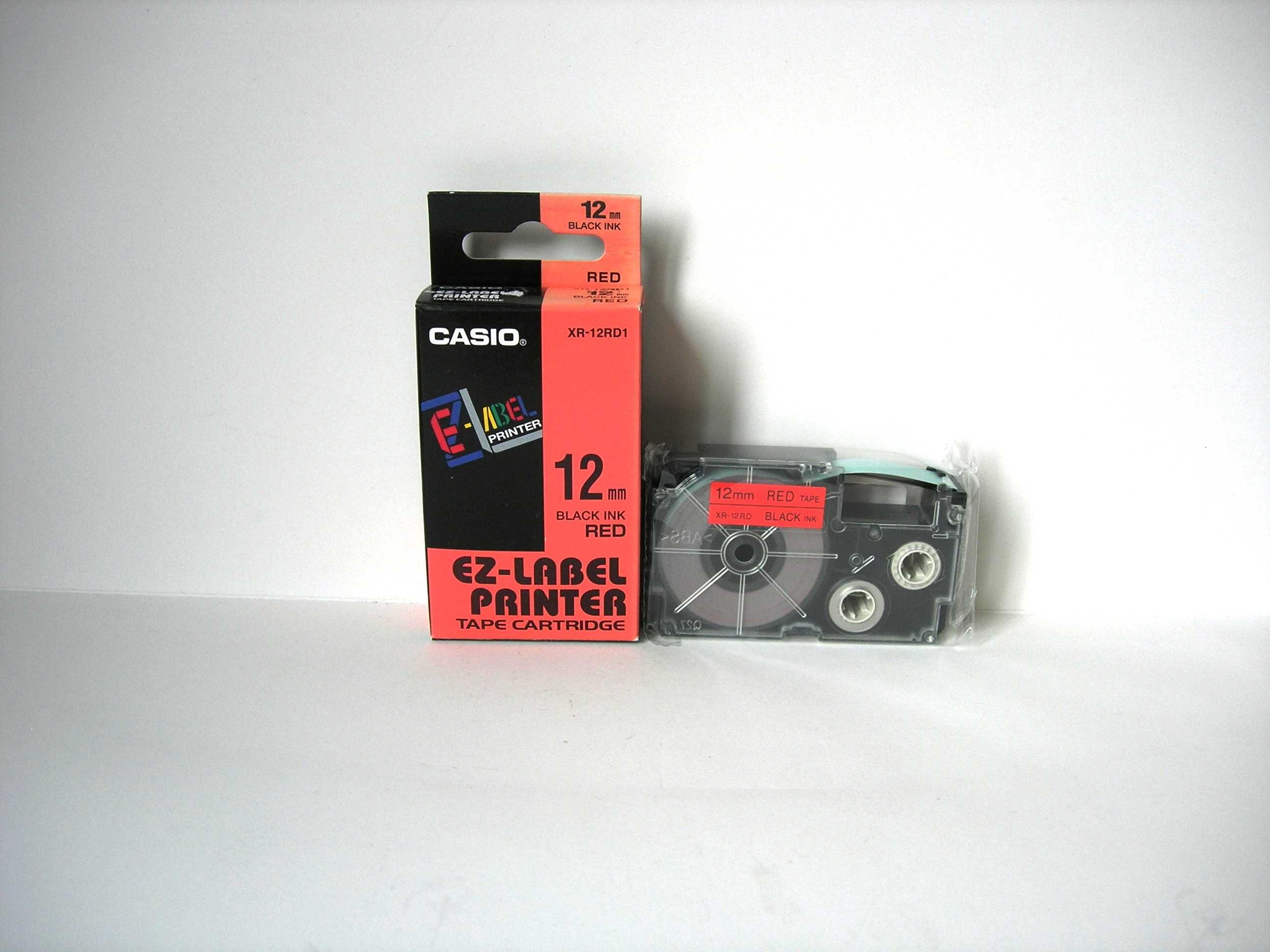 Tasiemka Casio XR-12RD1 czerwona oryginał nowa