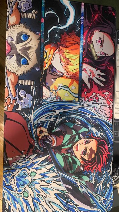 Продам компʼютерний килимок Клинок, що знищує демонів 80x40см