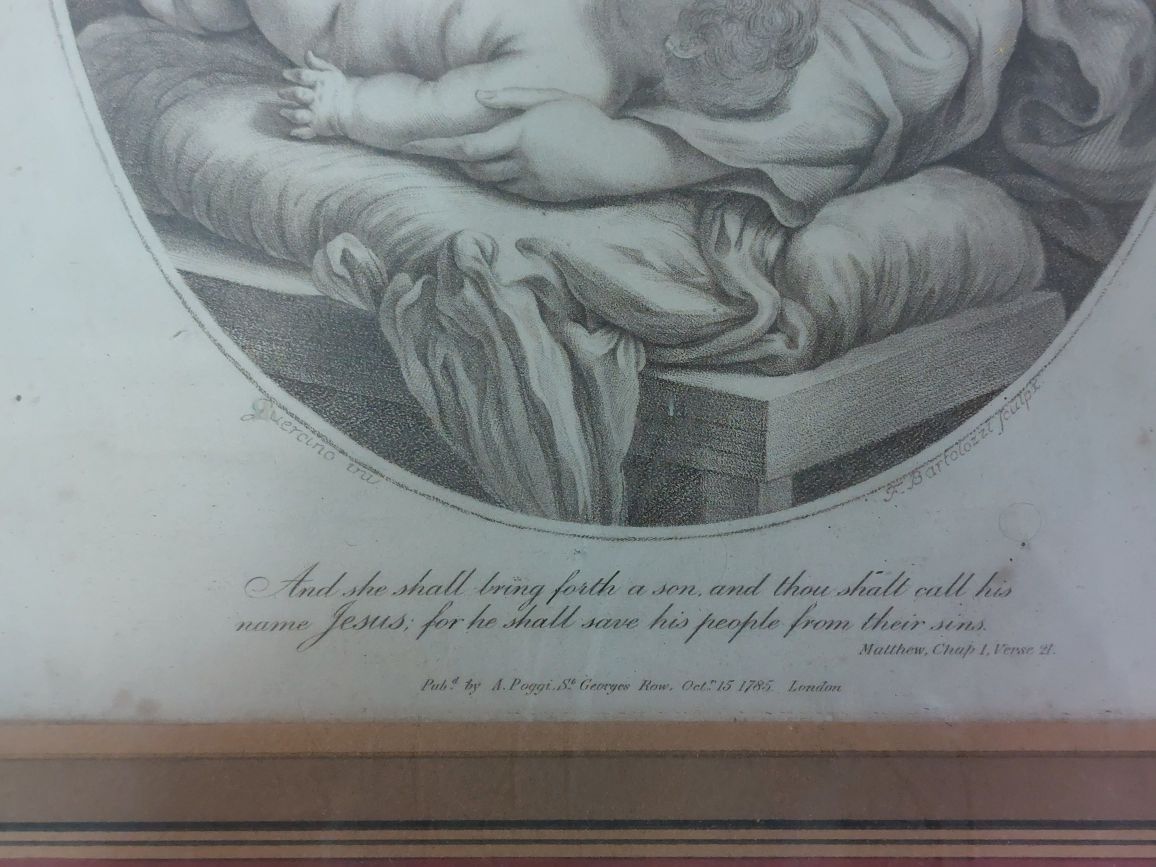 Gravura de Francesco Bartolozzi Londres 15 Outubro 1785