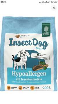 Інсект дог протиалергений корм для собак на основі білка комах