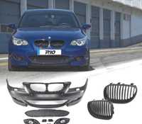 KIT PARA-CHOQUES + GRELHA PARA BMW E60 03-07 LOOK M5 PDC SRA