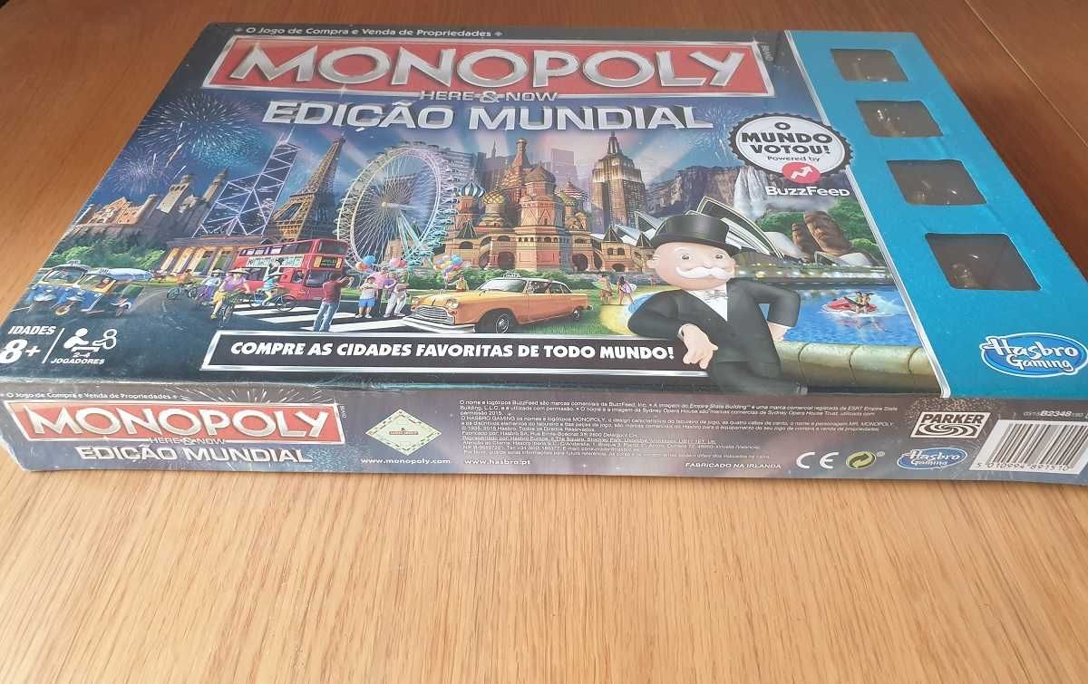 Monopoly Here & Now - Edição Mundial • Novo • Selado!