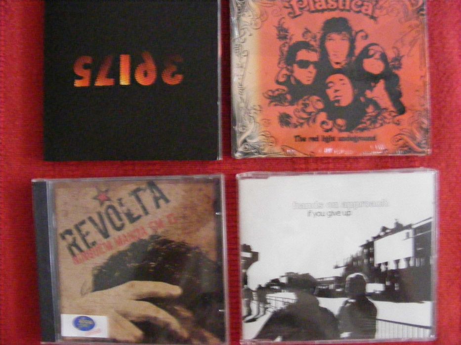 CD portugueses: Gomo, Swymmers, Revolta, Sebenta, Projecto Fuga.01