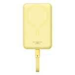 Baseus 30W (Żółty) Magnetic Powerbank Magsafe Magnetyczny 10000Mah