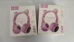 Навушники Bluetooth Hoco W27 Cat Ear Wireless Headphones Pink