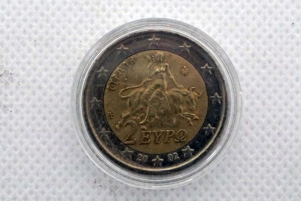 3 Moedas de 2 euros - Bélgica - Grécia - França