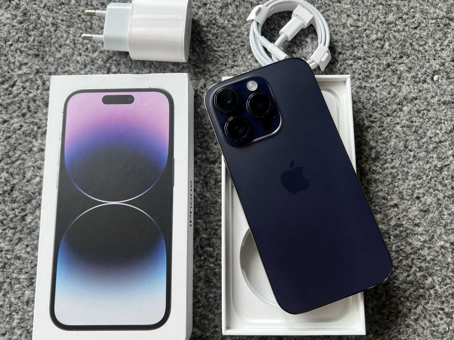 iPhone 14 Pro 256GB PURPLE FIOLETOWY Violet Bat98% GWARANCJA + Szkło