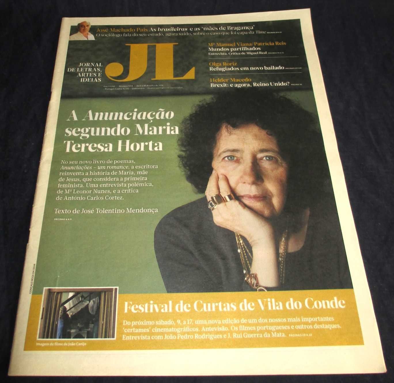 Jornal de Letras Artes e Ideias A Anunciação Maria Teresa Horta