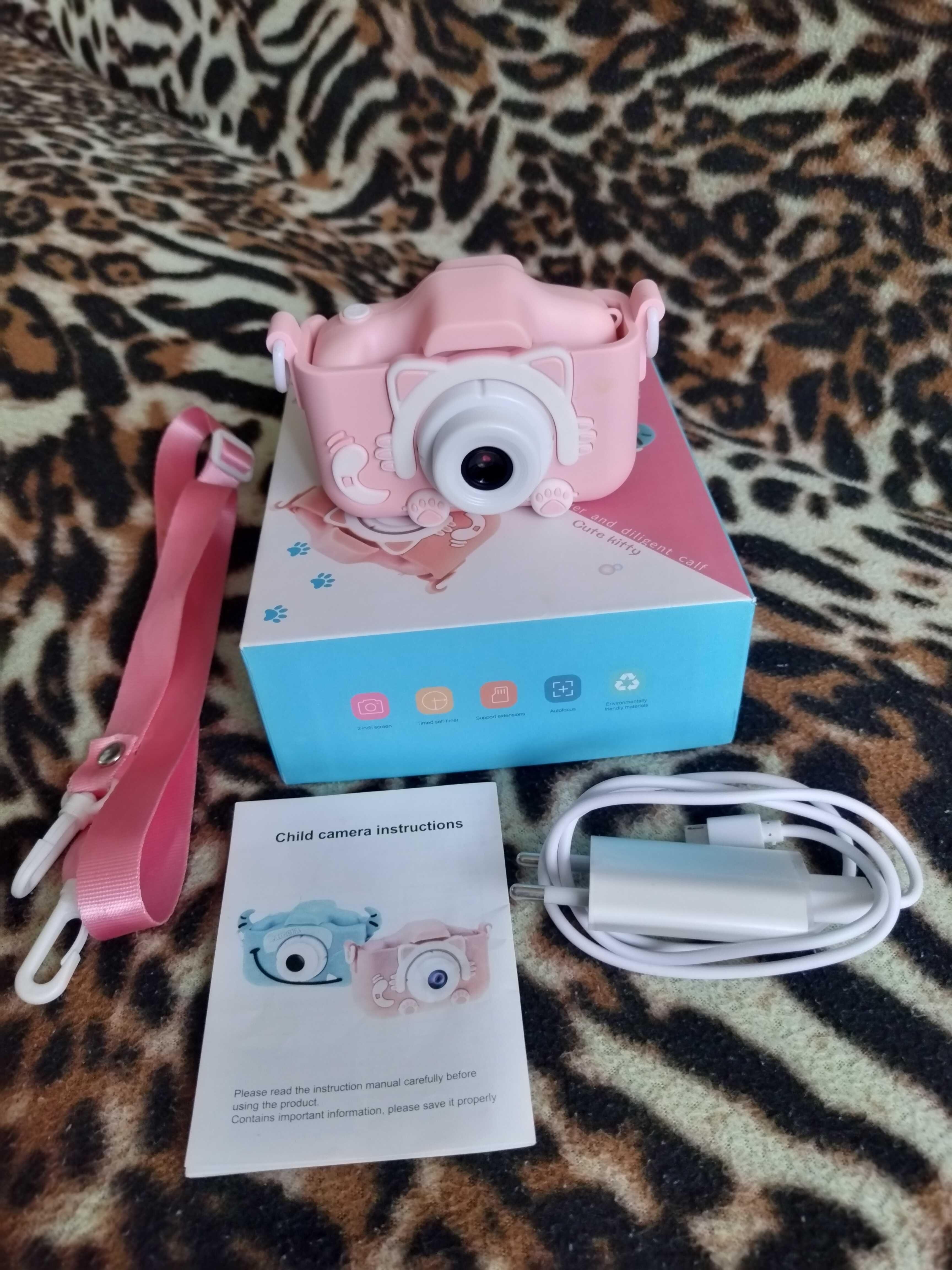 Aparat fotograficzny kotek dla dzieci (3-6 lat) - zabawka interaktywna