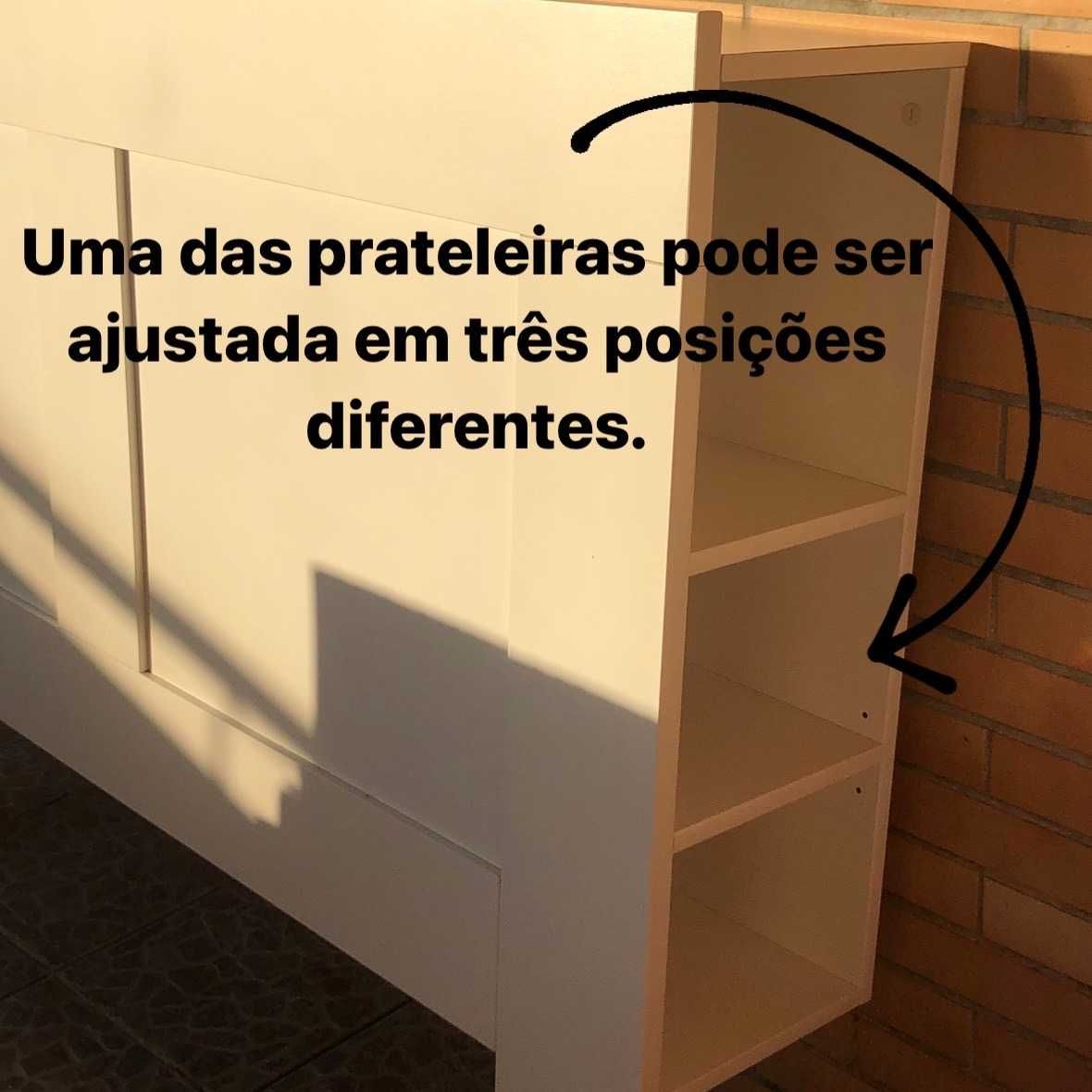 Estante/Cabeceira BRIMNES IKEA – 140 cm, Branca