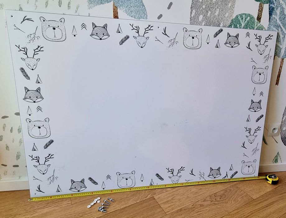 Tablica suchościeralna magnetyczna z grafiką