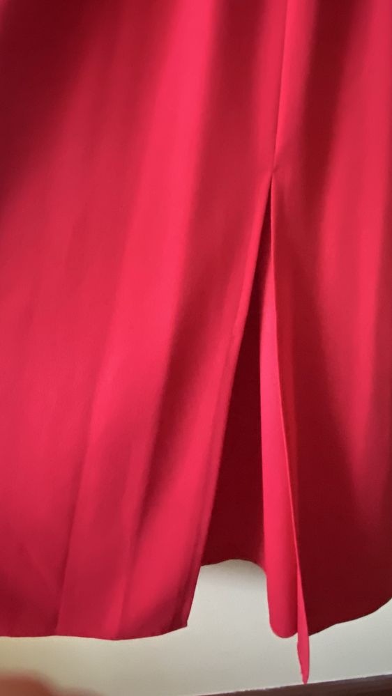 vestido de festa vermelho