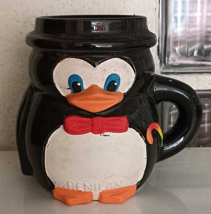 Pinguim caneca publicidade Penilan