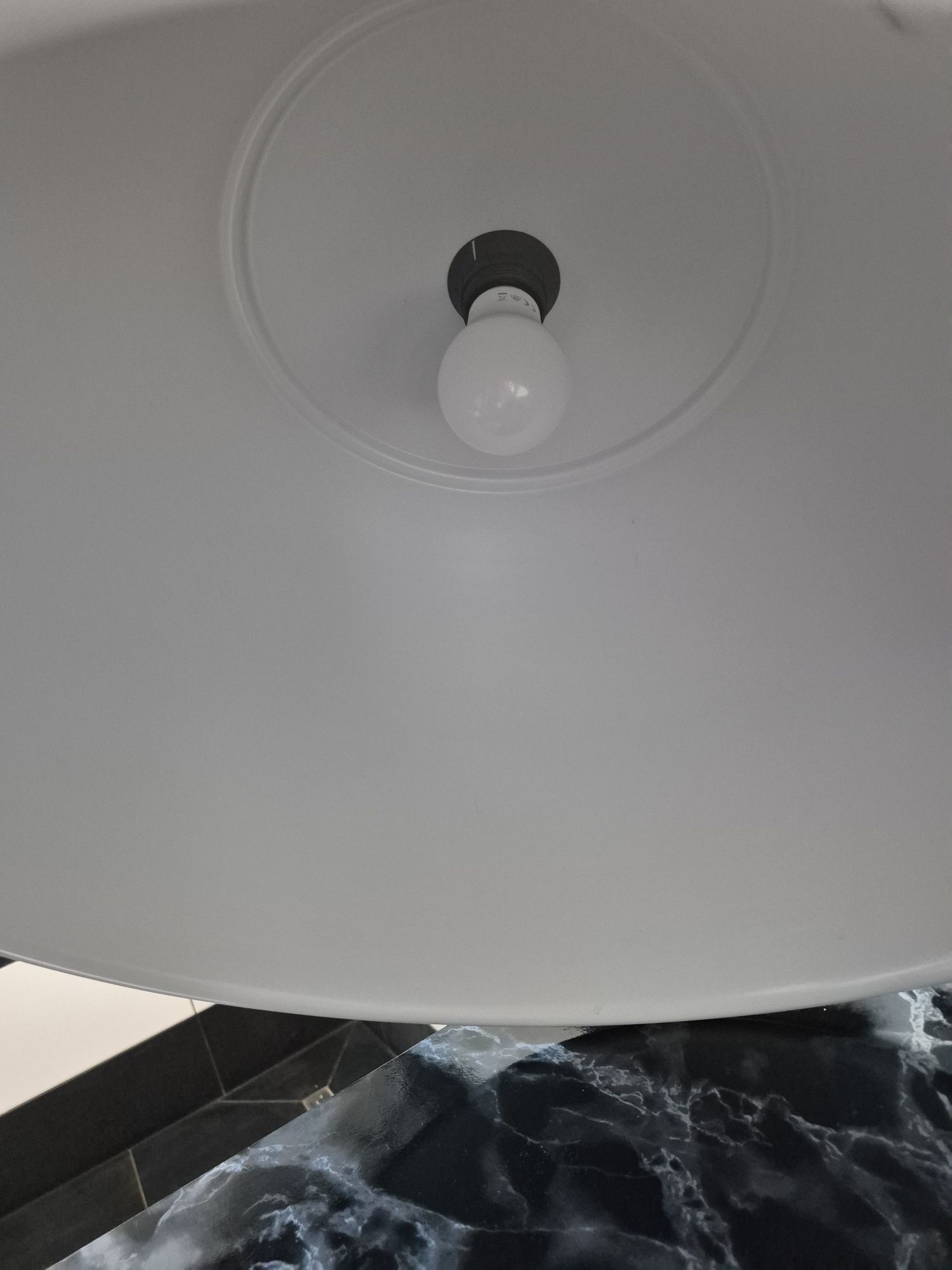 Lampa duza szara