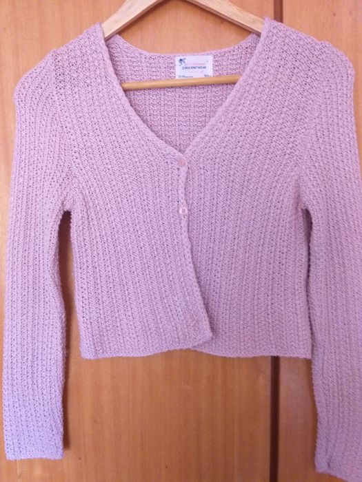 Casaco de menina rosa da Zara