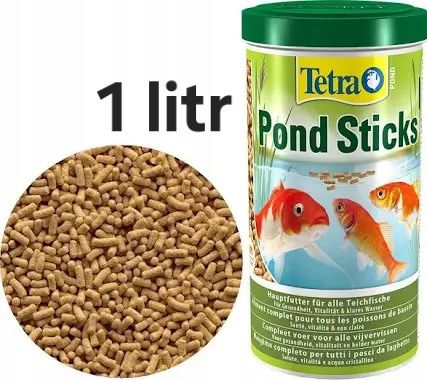 Tetra Pond Stick 1 litr, Pokarm Oczko Wodne Staw Sadzawka Karp Koi