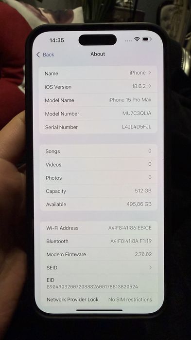 iPhone 15 Pro Max 512GB