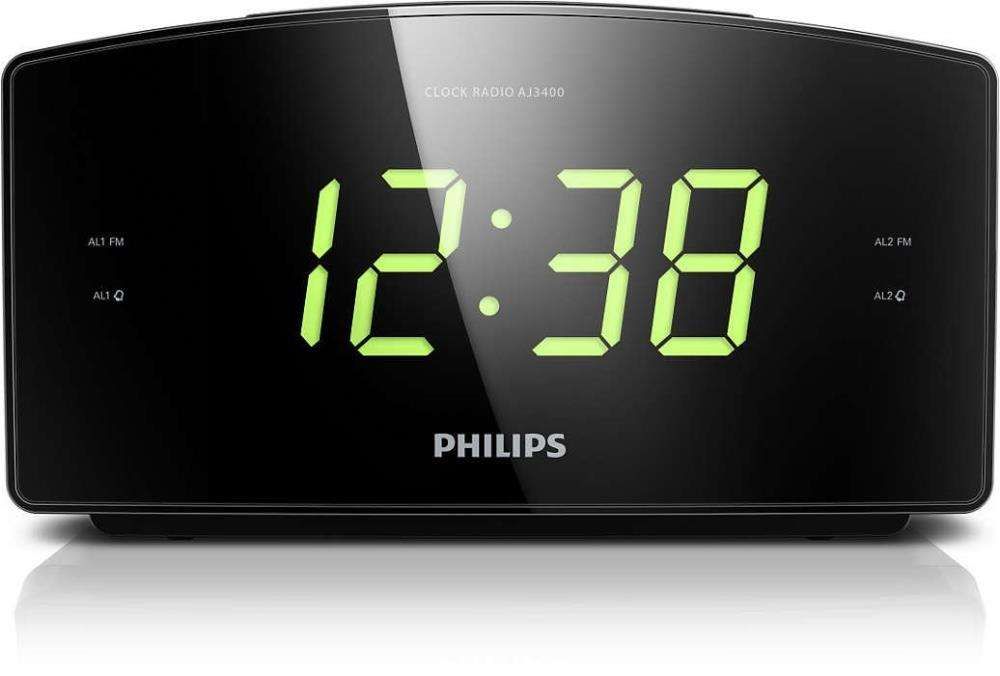 DIGITAL - Rádio Despertador PHILIPS AJ3400/12 LED