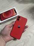 iPhone 12 mini RED з коробкою та чохлами і новим захисним склом
