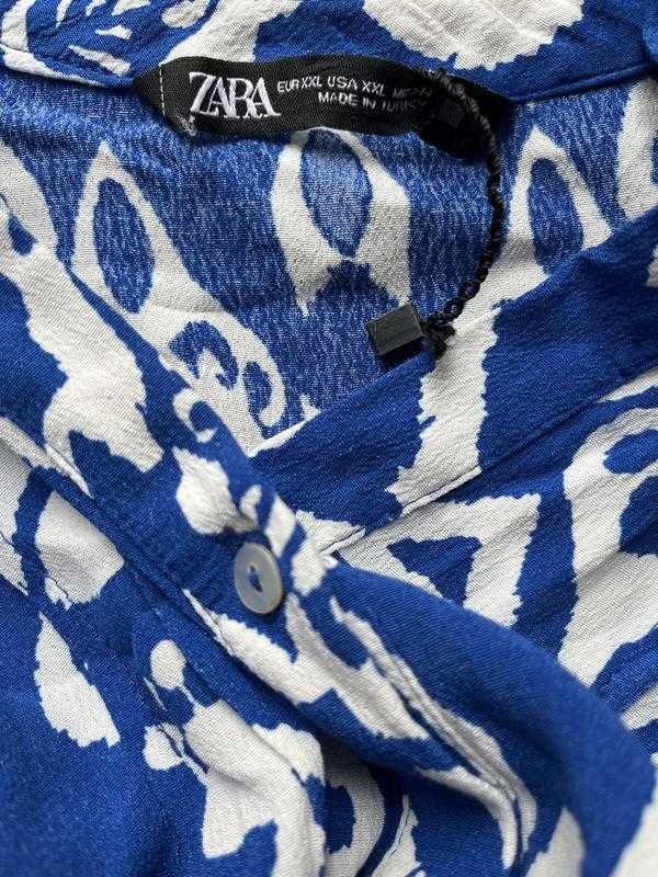 Мини-платье-туника с принтом Zara