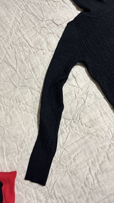 Camisola preta de gola