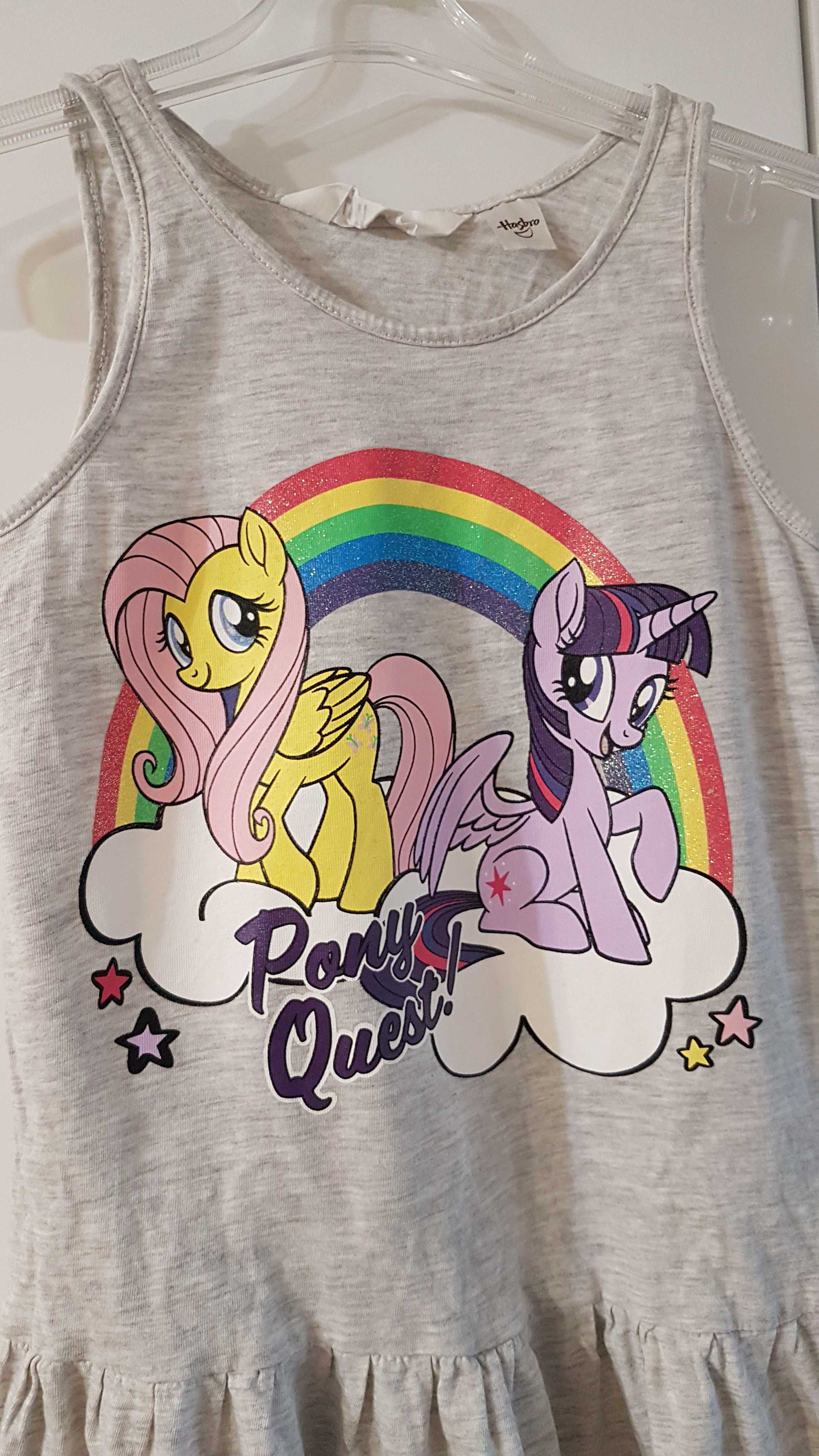 Nowość 2023:) bawełniana sukieneczka LITTLE PONY roz 110/116