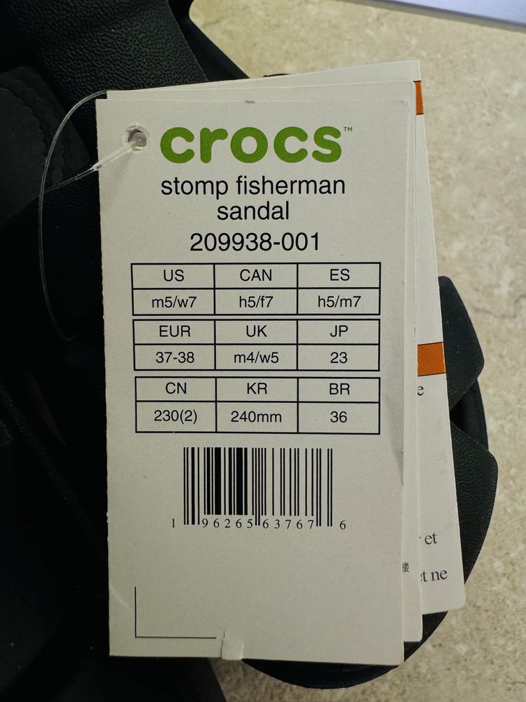 Босоніжки Crocs Stomp Fisherman
