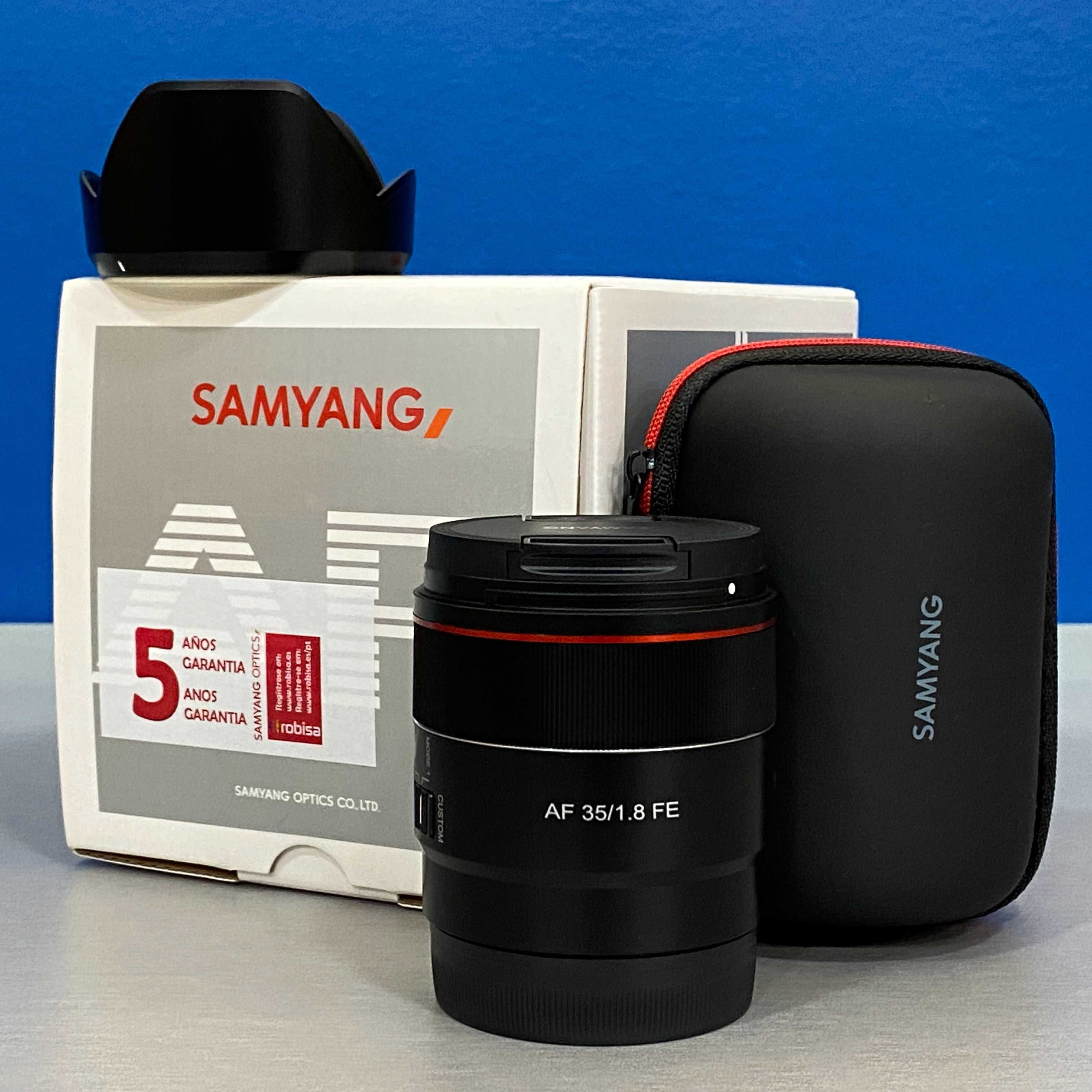 Samyang AF 35mm f/1.8 (Sony FE) - NOVA - 3 ANOS DE GARANTIA