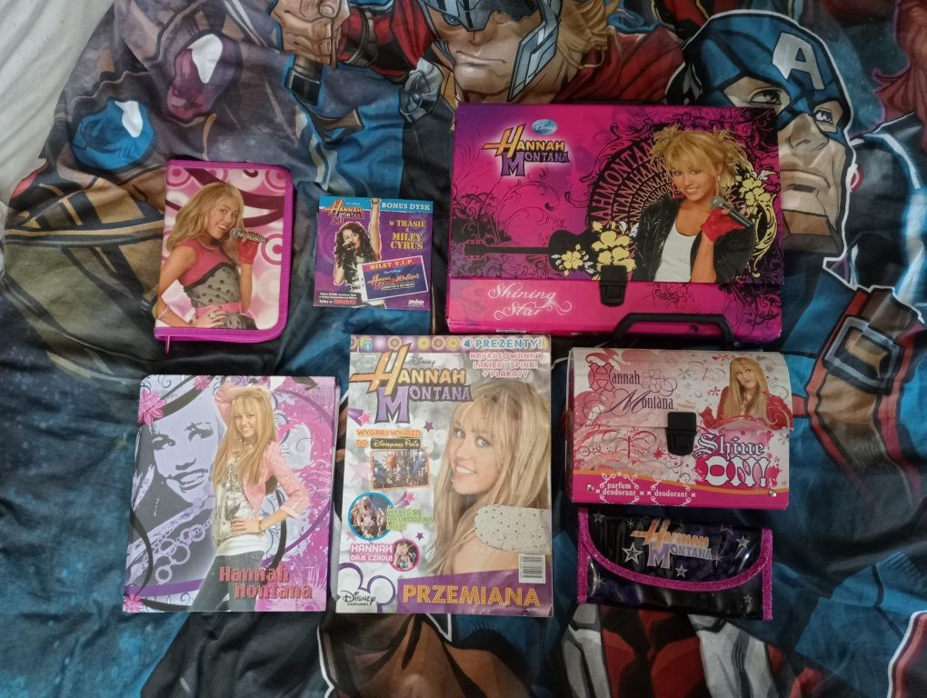 Zestaw przedmiotów Hannah Montana