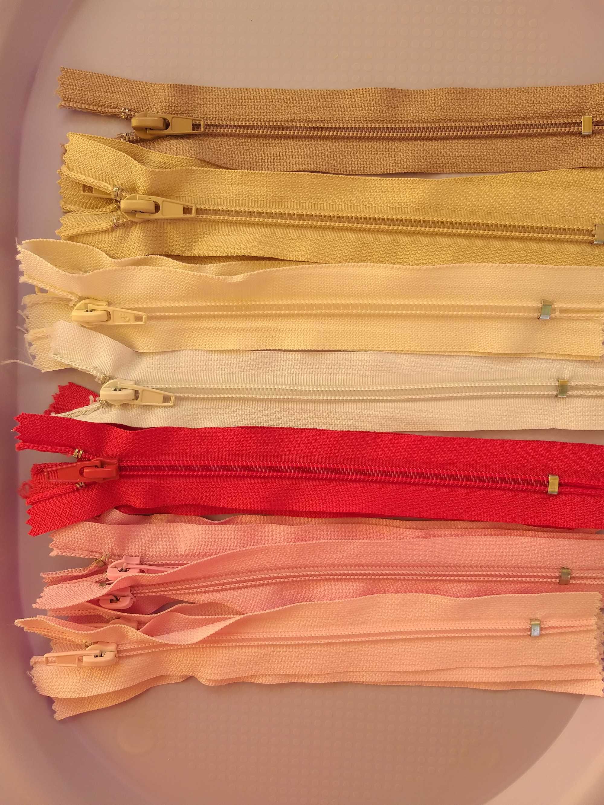 Fechos éclair, vários modelos, cores e tamanhos